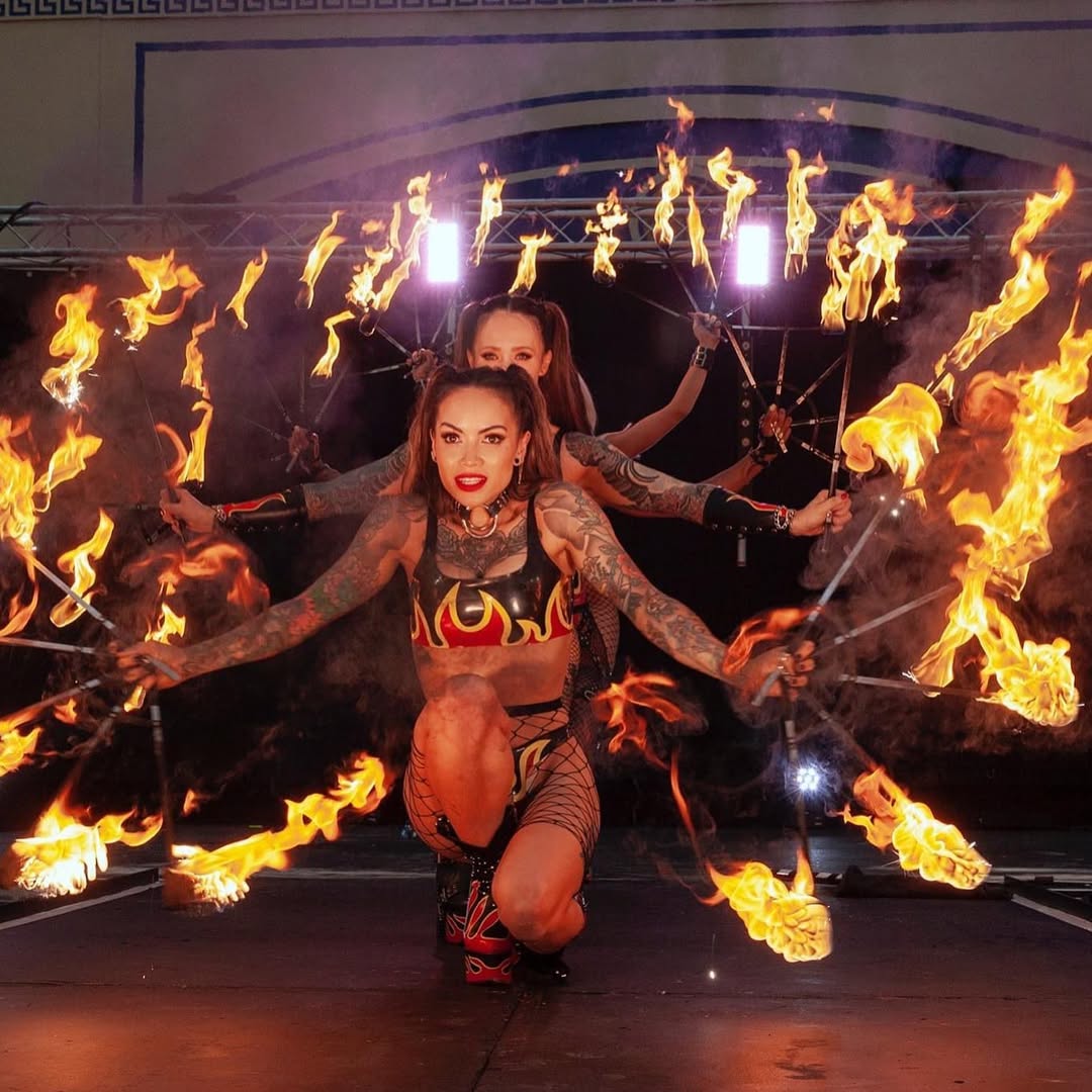 Foldable Fire Fan (Skládací Vějíře) Gora (Pár)