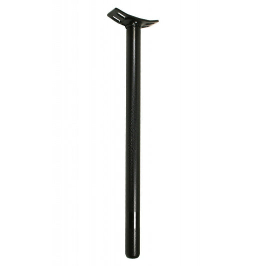 Seatpost black - 40 cm X 25,4 mm alloy - Qu-Ax